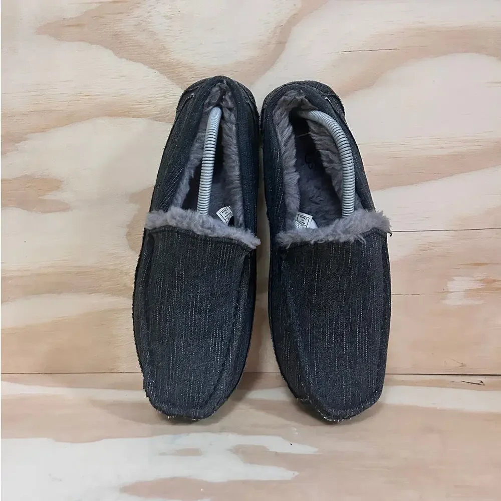 UGG Australia - Ascot - Moccasin Slipper - Gray - Men's - 10 - S/N 1011738